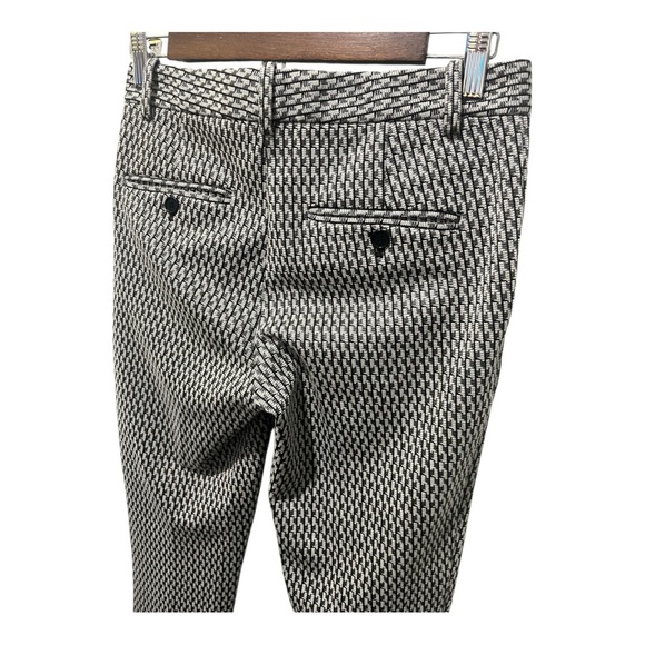 THEORY TRECCA TAILORED GEOMETRIC PRINT DRESS PANT SIZE 0 - Picture 11 of 14